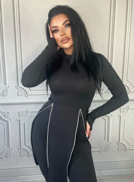 Compleu Zippy Cut Black