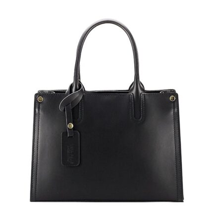 Geanta neagra din piele naturala 8969 122