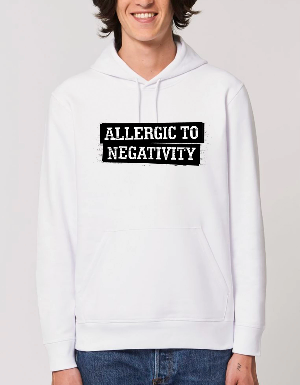 Hanorac Basic Unisex Allergic to negativity Hanorac Basic Unisex Allergic to negativity