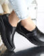 Pantofi casual demi negru piele naturala