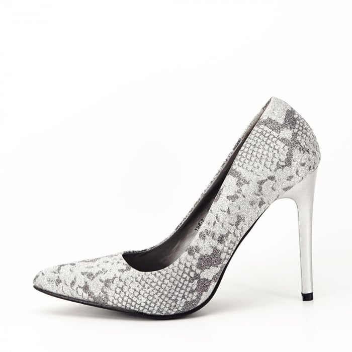 PANTOFI ELEGANTI ARGINTII SELINA 02 PANTOFI ELEGANTI ARGINTII SELINA 02