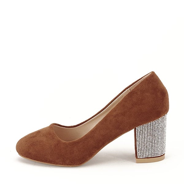 Pantofi maro inchis eleganti Brenda 04 Pantofi maro inchis eleganti Brenda 04