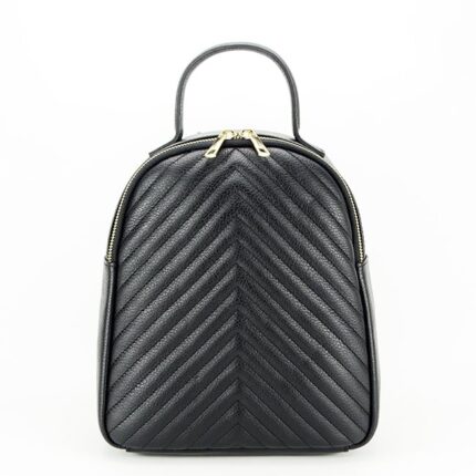 Rucsac din piele naturala 8955 121 Negru