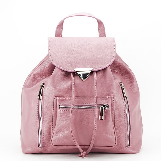 Rucsac din piele naturala Henriette 122 Roz Rucsac din piele naturala Henriette 122 Roz