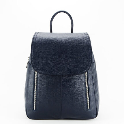 Rucsac din piele naturala Veronica 123 Bleumarin