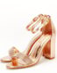 Sandale champagne elegante 212-37 131