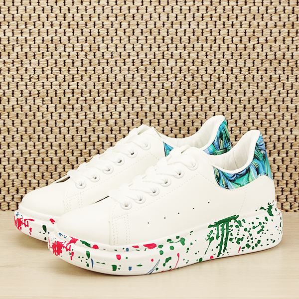 Sneakers alb cu albastru Larra M2 Sneakers alb cu albastru Larra M2
