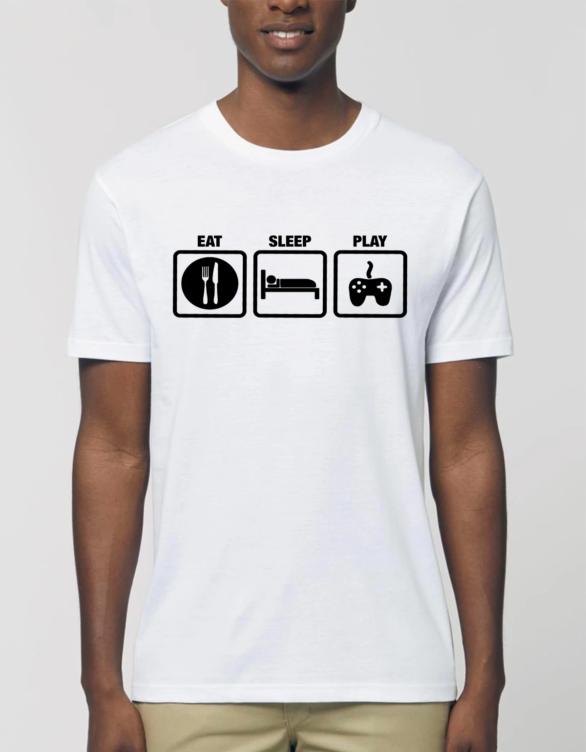 Tricou Basic Barbati EAT SLEEP PLAY Tricou Basic Barbati EAT SLEEP PLAY