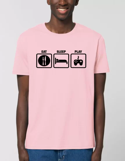 Tricou Basic Barbati EAT SLEEP PLAY