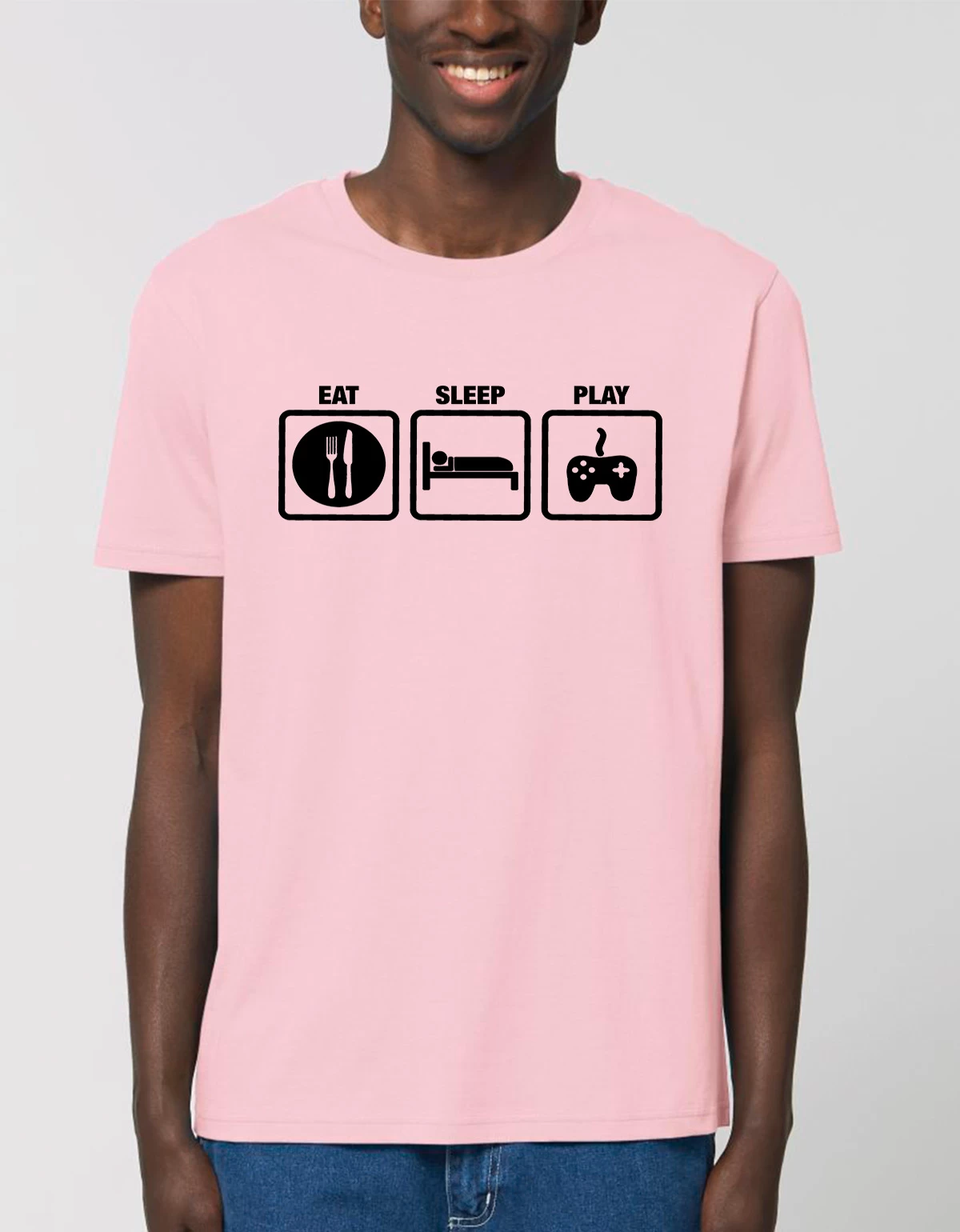 Tricou Basic Barbati EAT SLEEP PLAY Tricou Basic Barbati EAT SLEEP PLAY