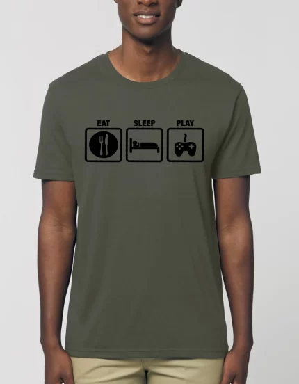 Tricou Basic Barbati EAT SLEEP PLAY