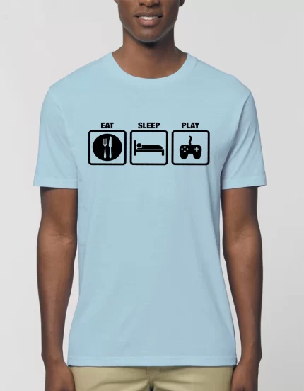 Tricou Basic Barbati EAT SLEEP PLAY