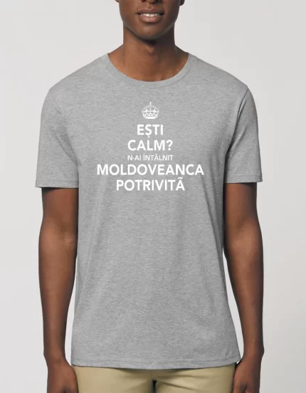 Tricou Basic Barbati MOLDOVEANCA POTRIVITA