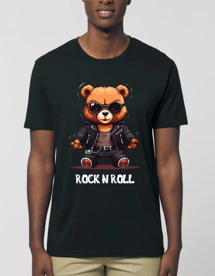 Tricou Basic Barbati Rock n roll teddy