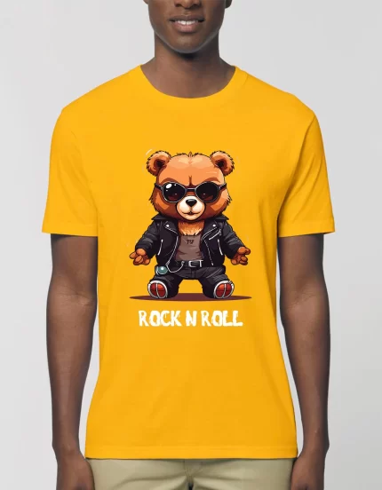 Tricou Basic Barbati Rock n roll teddy