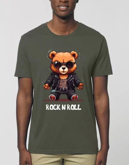 Tricou Basic Barbati Rock n roll teddy