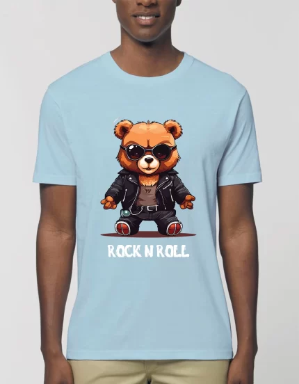 Tricou Basic Barbati Rock n roll teddy