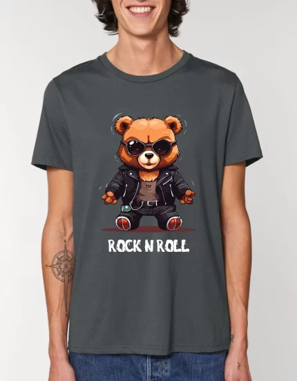 Tricou Basic Barbati Rock n roll teddy