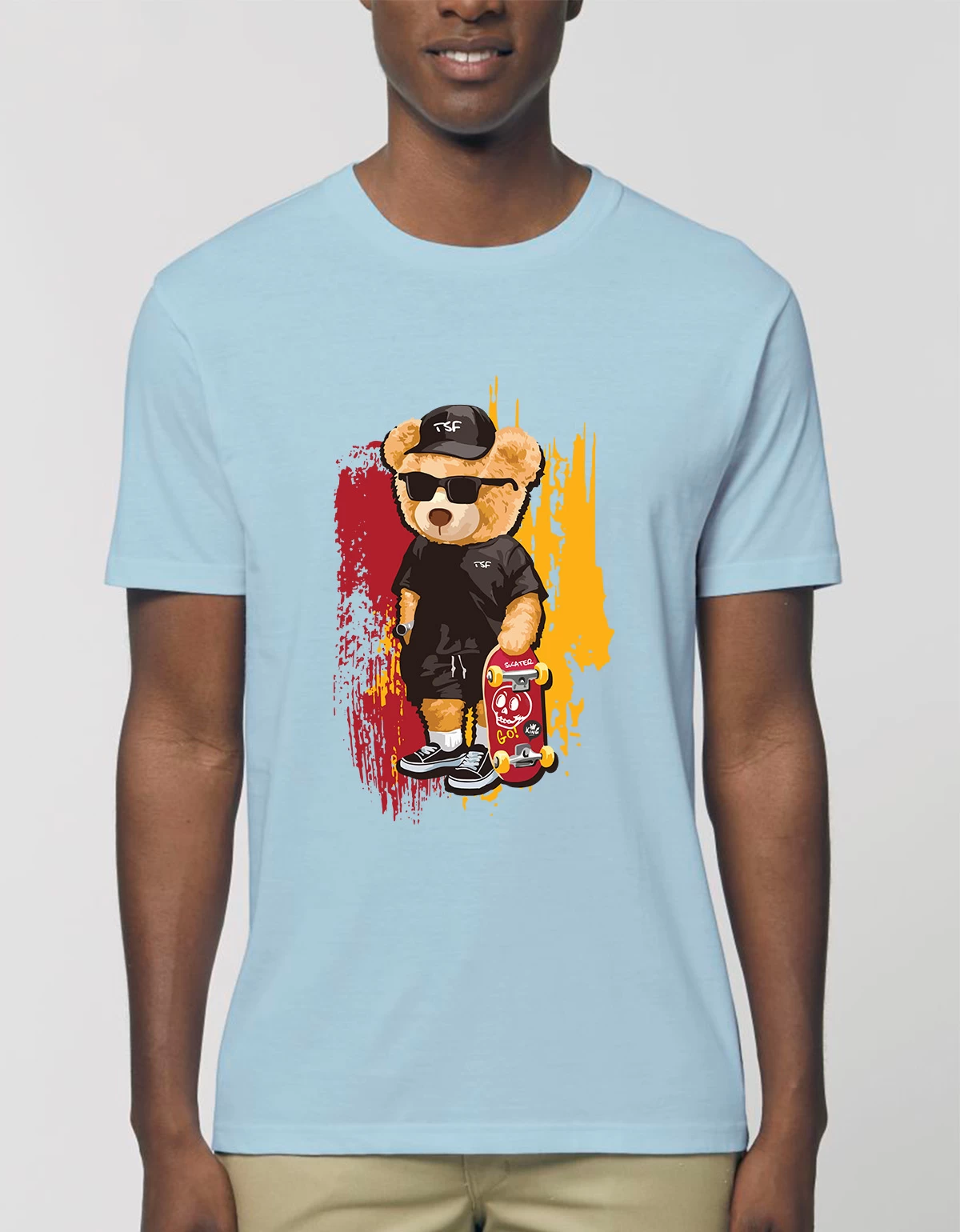 Tricou Basic Barbati Skater teddy Tricou Basic Barbati Skater teddy