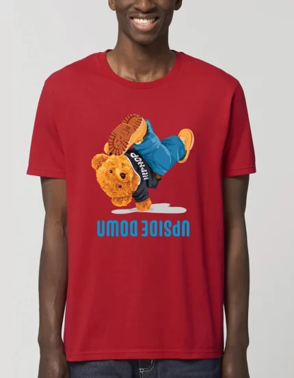 Tricou Basic Barbati Upside down teddy