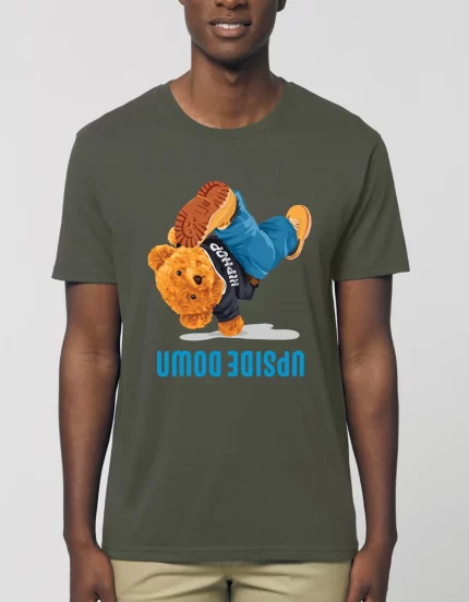 Tricou Basic Barbati Upside down teddy