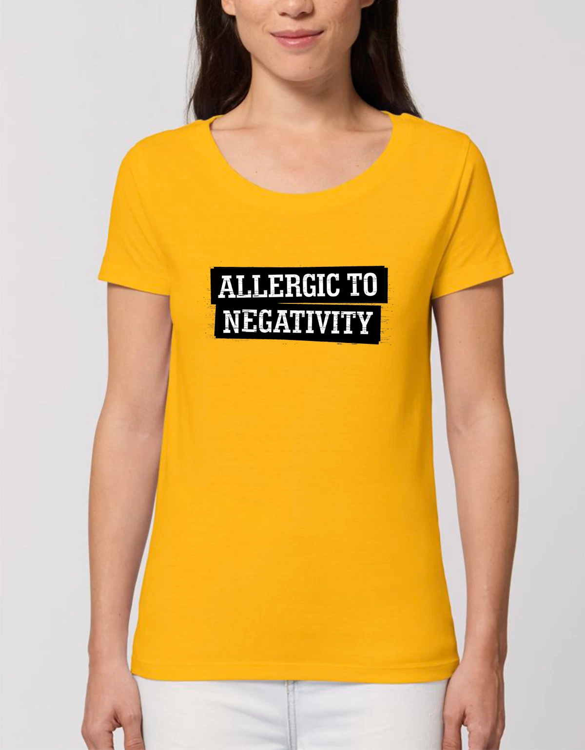 Tricou Basic Dama Allergic to negativity Tricou Basic Dama Allergic to negativity