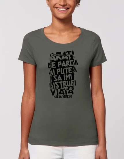 Tricou Basic Dama ARATI DE PARCA I