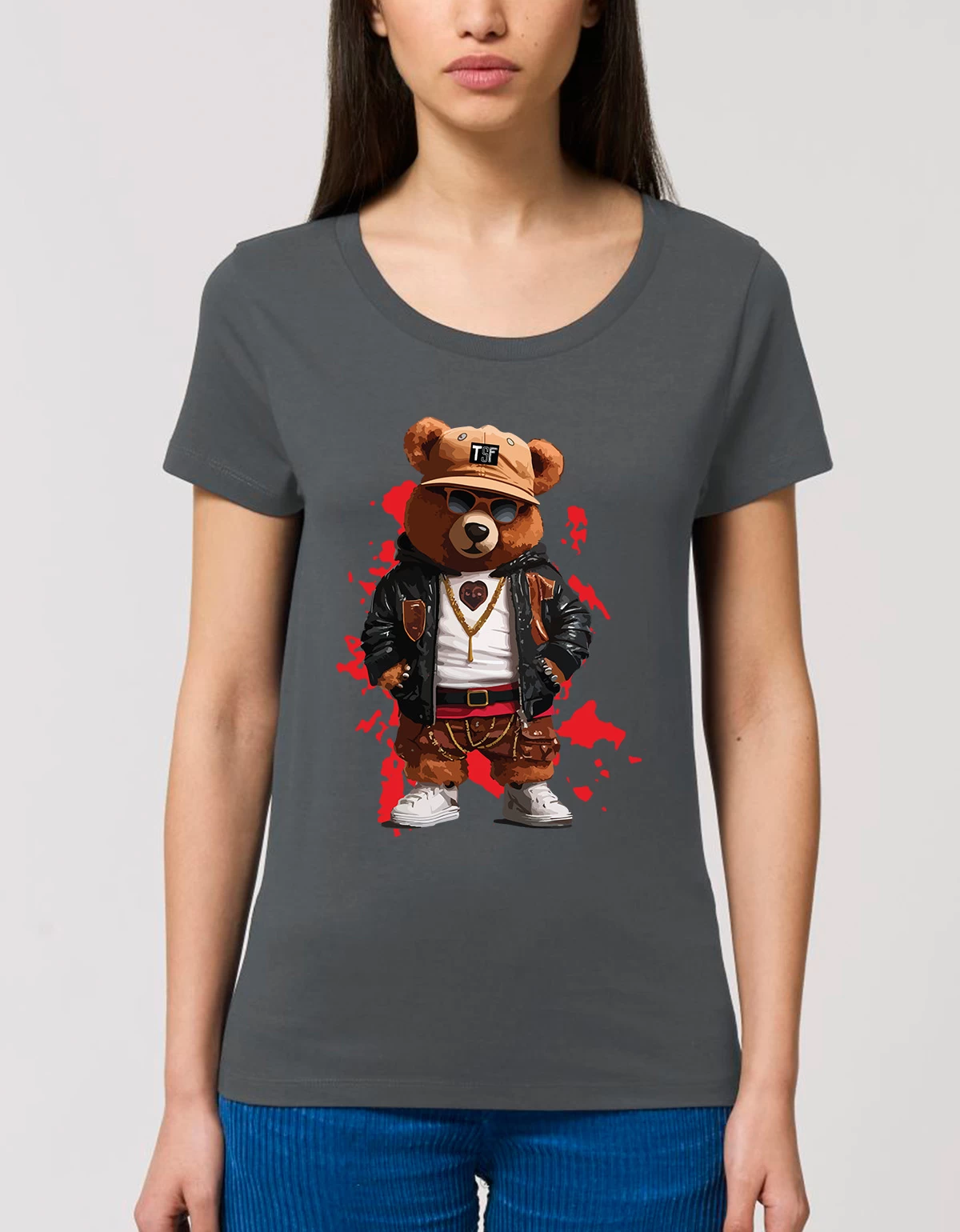Tricou Basic Dama Gangster teddy 2 Tricou Basic Dama Gangster teddy 2