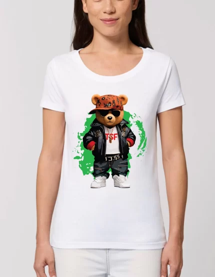 Tricou Basic Dama Gangster teddy