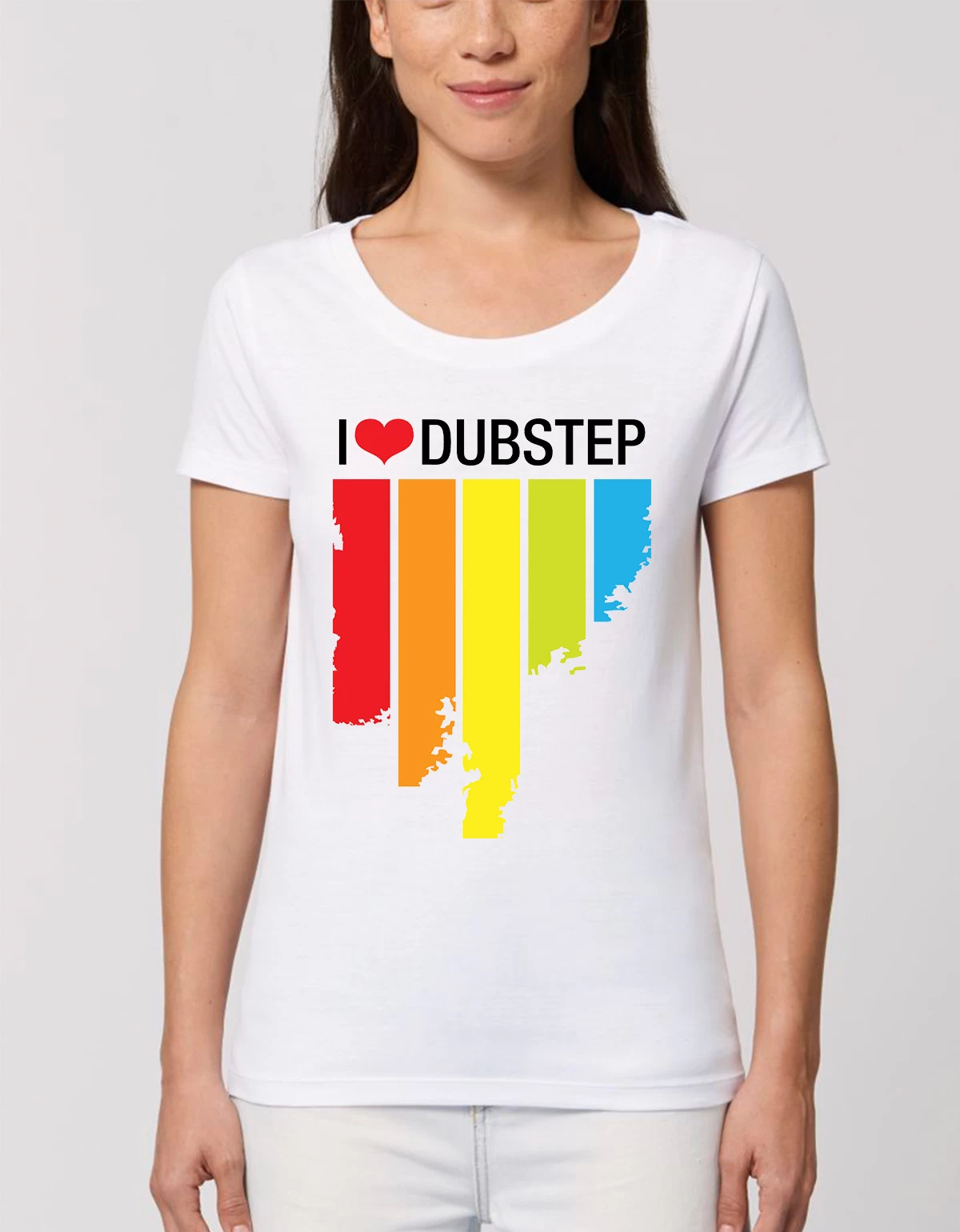 Tricou Basic Dama I LOVE DUBSTEP Tricou Basic Dama I LOVE DUBSTEP