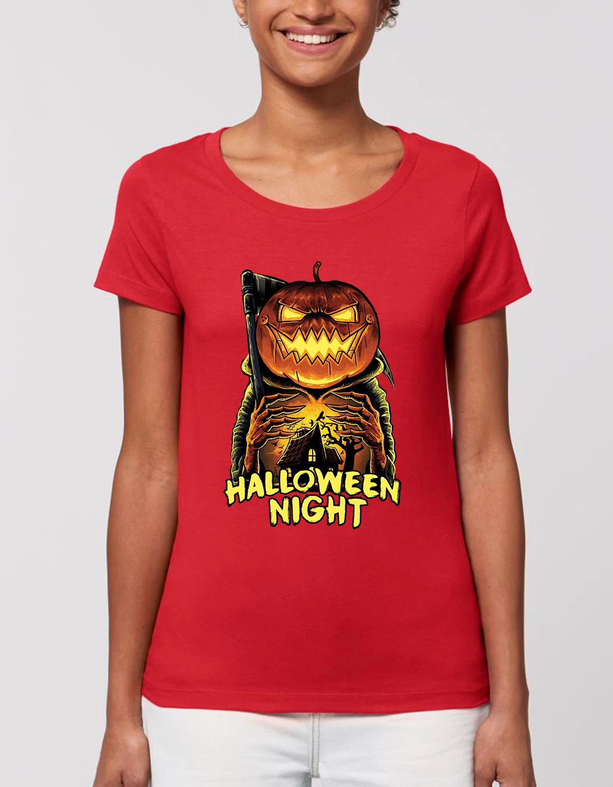 Tricou Basic Dama Jack o lantern Tricou Basic Dama Jack o lantern