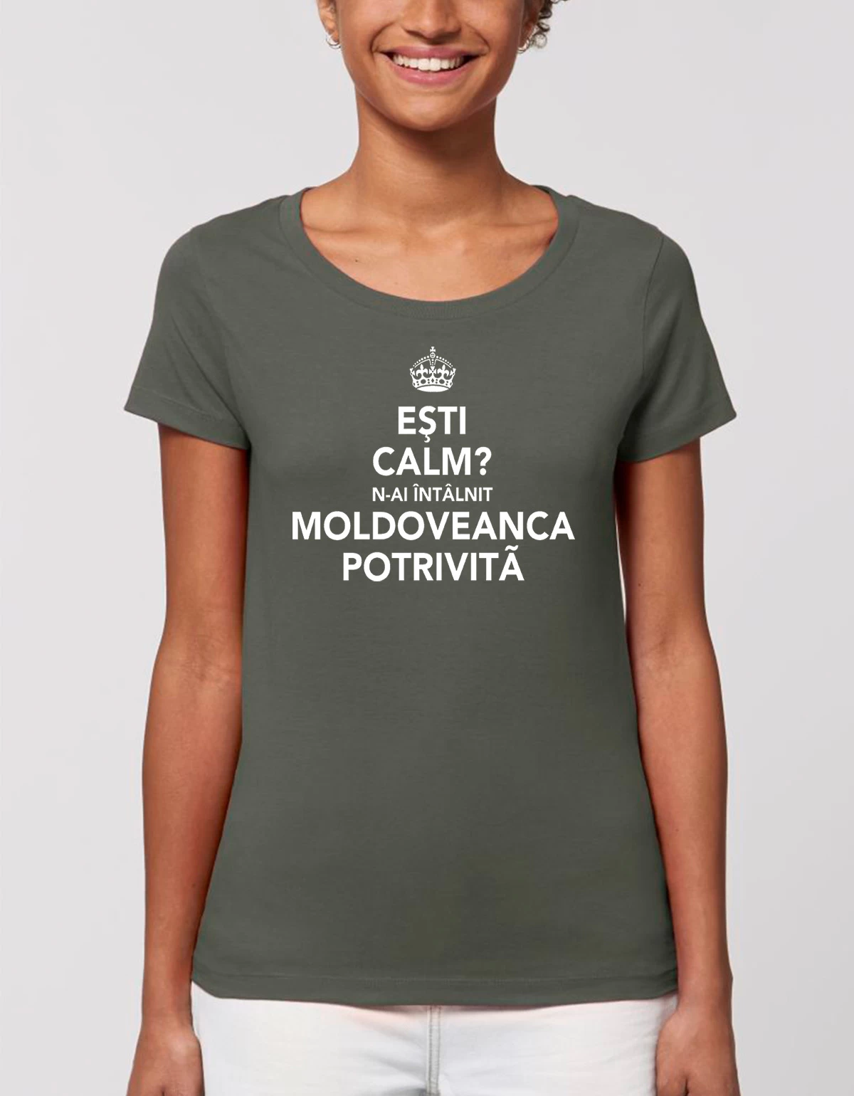 Tricou Basic Dama MOLDOVEANCA POTRIVITA Tricou Basic Dama MOLDOVEANCA POTRIVITA