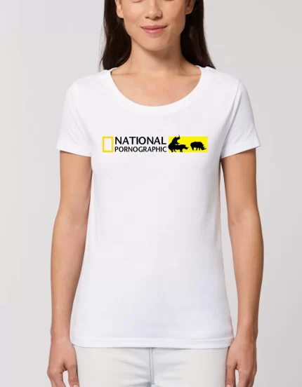 Tricou Basic Dama NATIONAL PORNOGRAPHIC