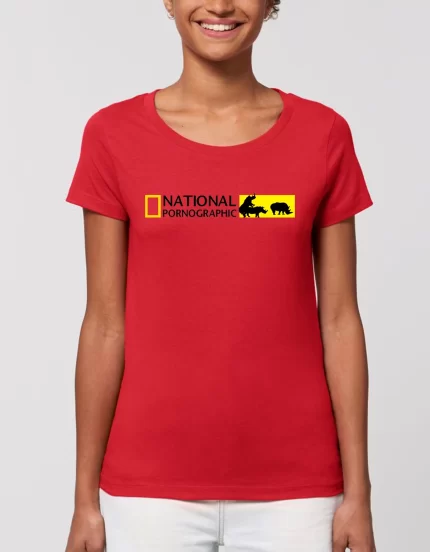 Tricou Basic Dama NATIONAL PORNOGRAPHIC