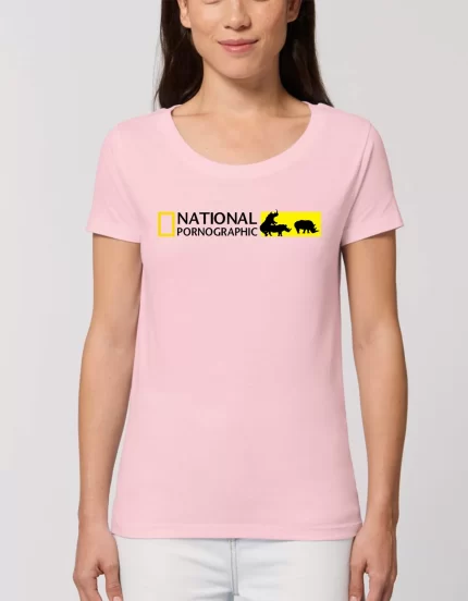 Tricou Basic Dama NATIONAL PORNOGRAPHIC
