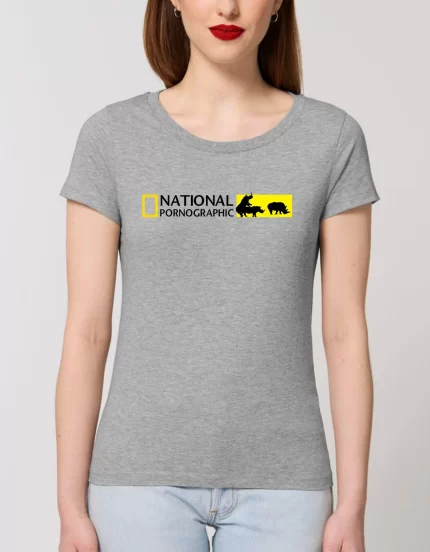 Tricou Basic Dama NATIONAL PORNOGRAPHIC