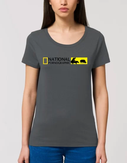 Tricou Basic Dama NATIONAL PORNOGRAPHIC