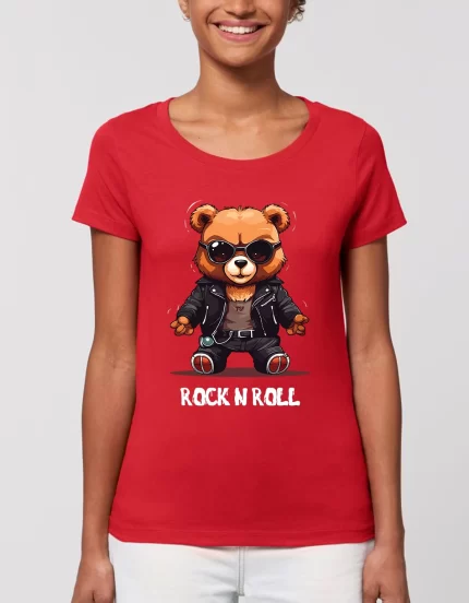 Tricou Basic Dama Rock n roll teddy