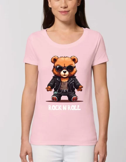Tricou Basic Dama Rock n roll teddy