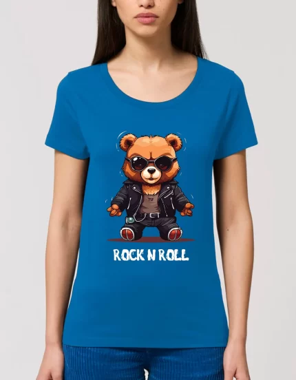 Tricou Basic Dama Rock n roll teddy