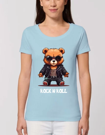 Tricou Basic Dama Rock n roll teddy