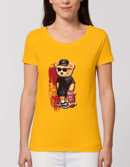 Tricou Basic Dama Skater teddy