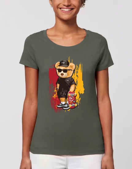 Tricou Basic Dama Skater teddy