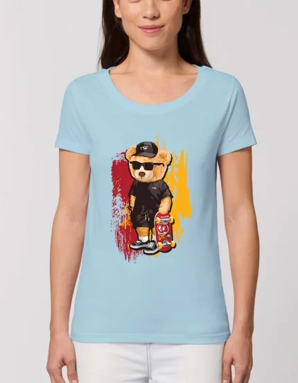 Tricou Basic Dama Skater teddy