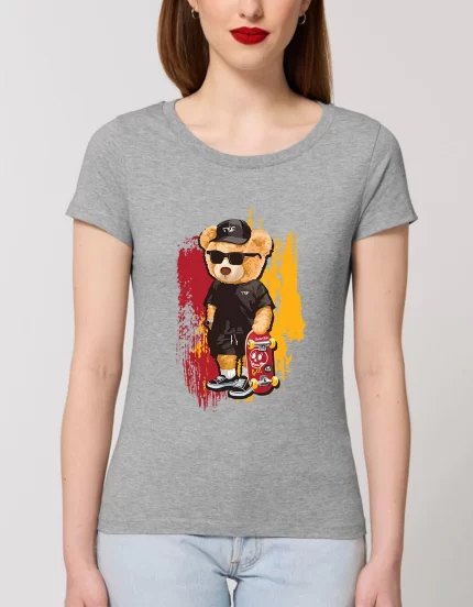 Tricou Basic Dama Skater teddy