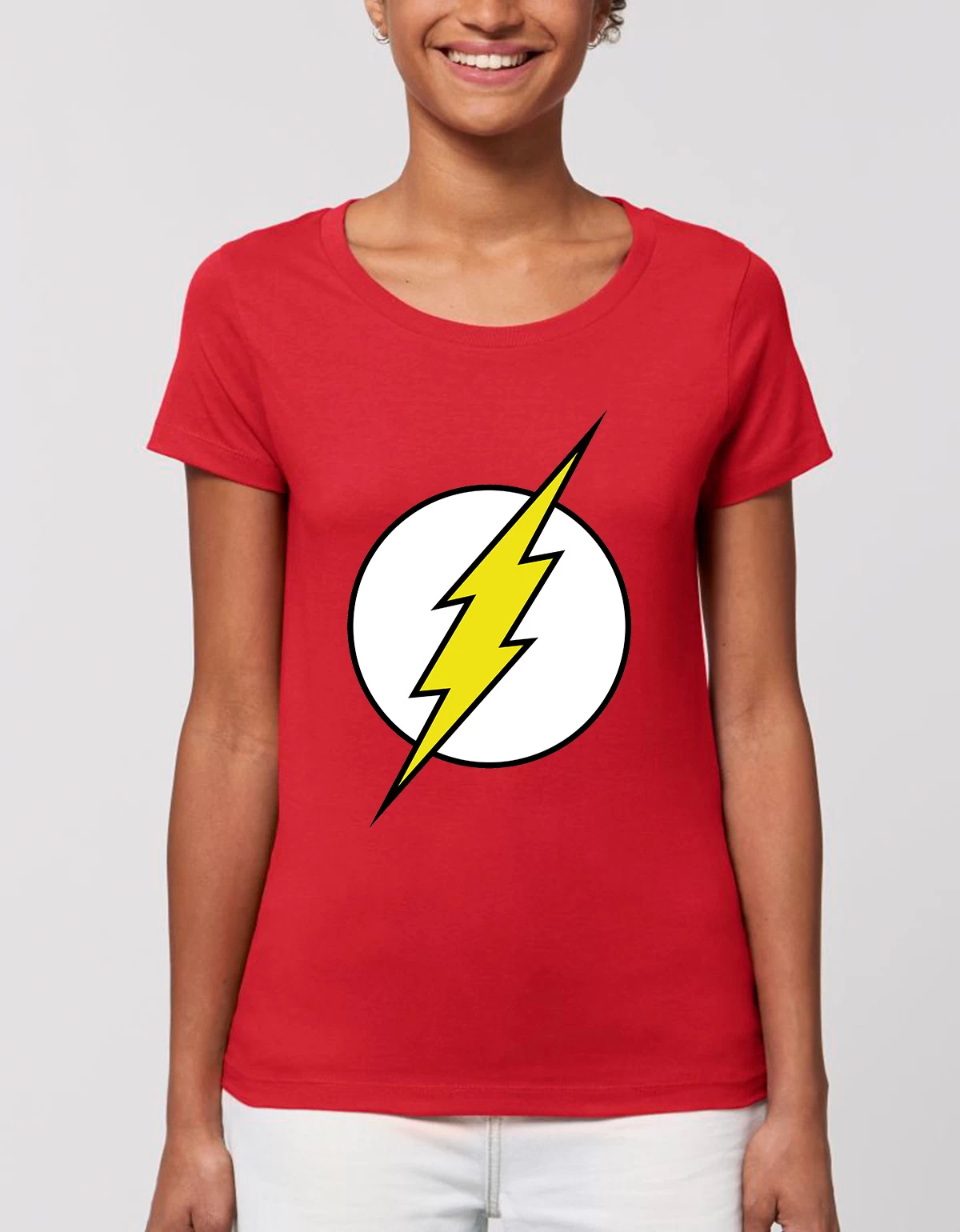 Tricou Basic Dama The Flash Tricou Basic Dama The Flash