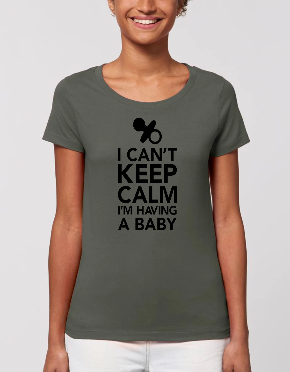 Tricou Basic Dama TRICOURI GRAVIDE I CANT KEEP CALM IM HAVING A BABY Tricou Basic Dama TRICOURI GRAVIDE I CANT KEEP CALM IM HAVING A BABY