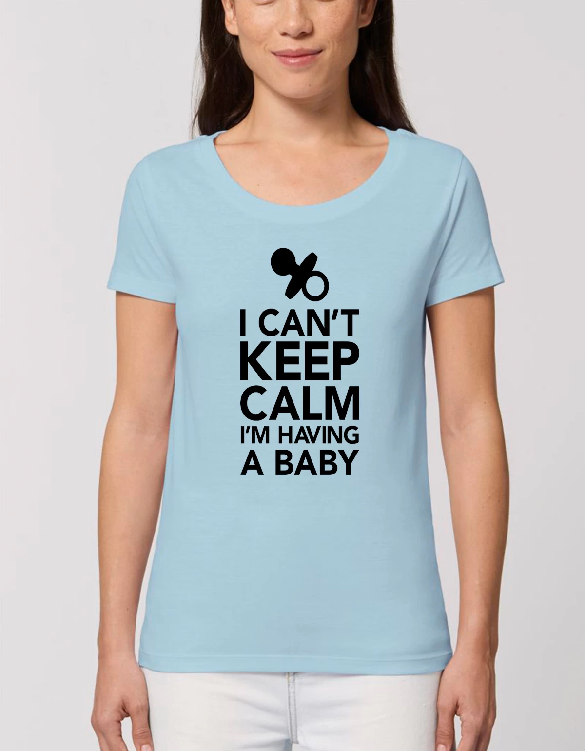 Tricou Basic Dama TRICOURI GRAVIDE I CANT KEEP CALM IM HAVING A BABY Tricou Basic Dama TRICOURI GRAVIDE I CANT KEEP CALM IM HAVING A BABY