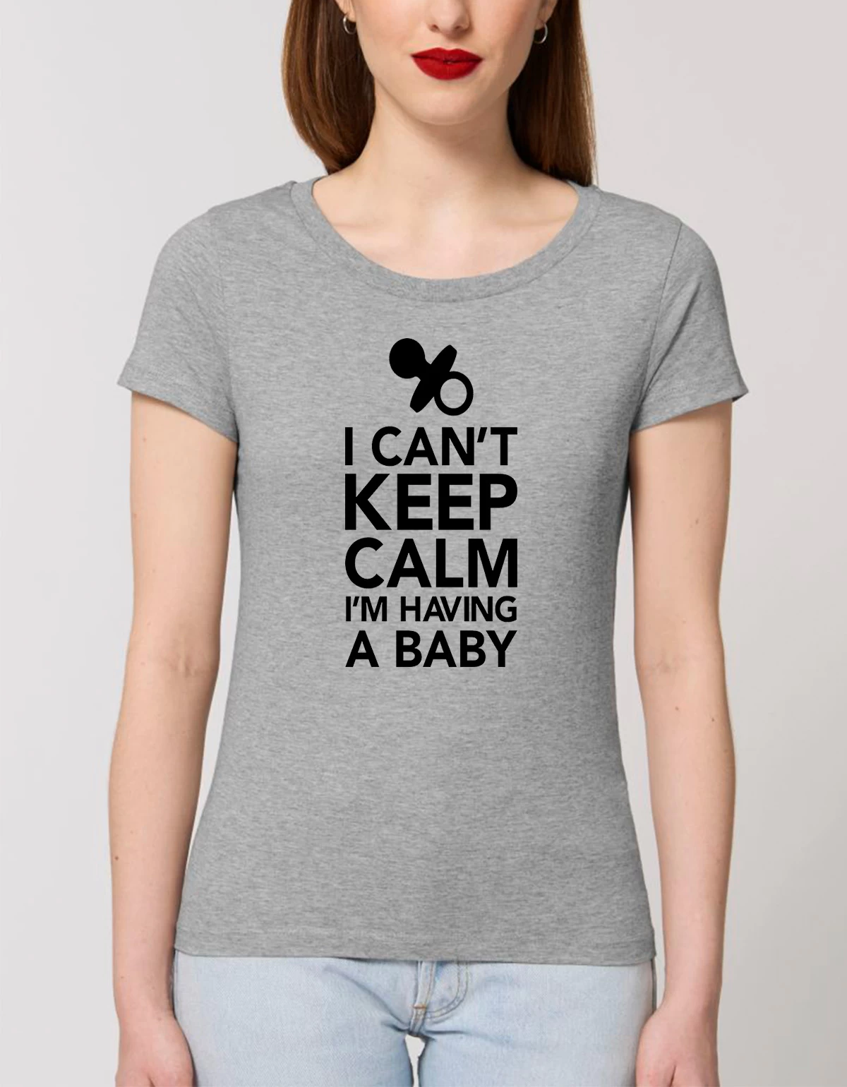 Tricou Basic Dama TRICOURI GRAVIDE I CANT KEEP CALM IM HAVING A BABY Tricou Basic Dama TRICOURI GRAVIDE I CANT KEEP CALM IM HAVING A BABY