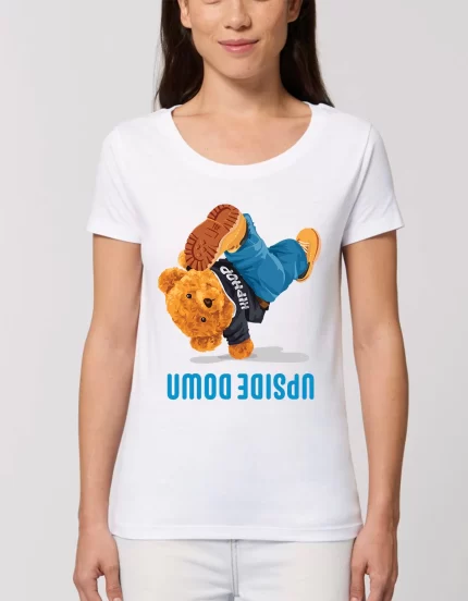 Tricou Basic Dama Upside down teddy